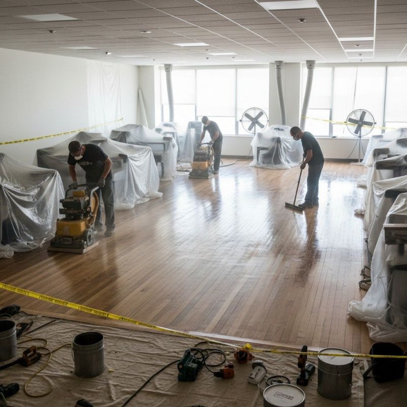 Refinishing Solutions For Scratched Or Dull Commercial Wood Floors